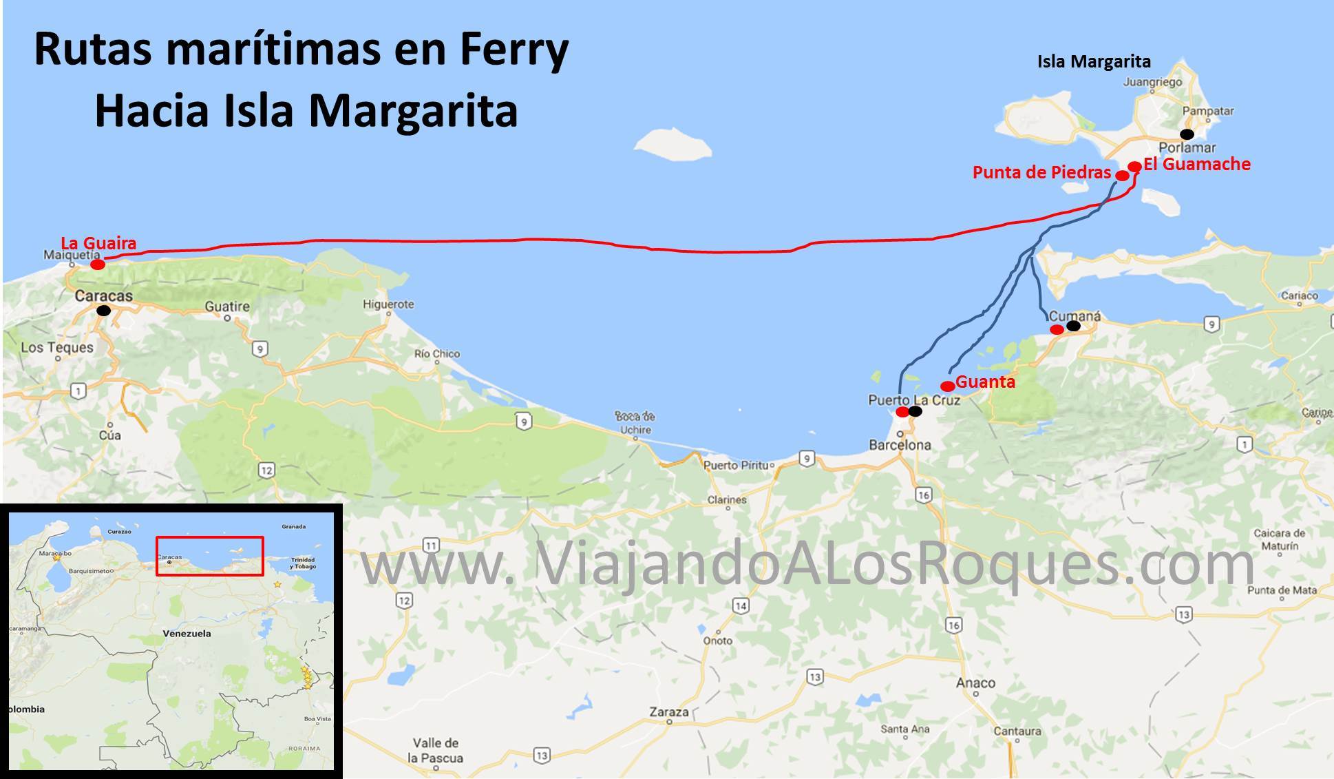 Ruta-maritima-ferry-isla-margarita-la-guaira-cumana-puerto-la-cruz